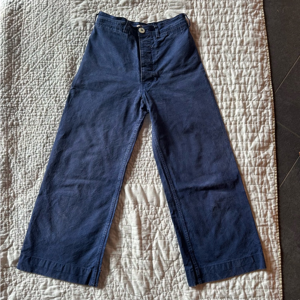 Jesse Kamm Sailor Pants Blue Navy Small